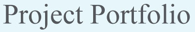 Project Portfolio